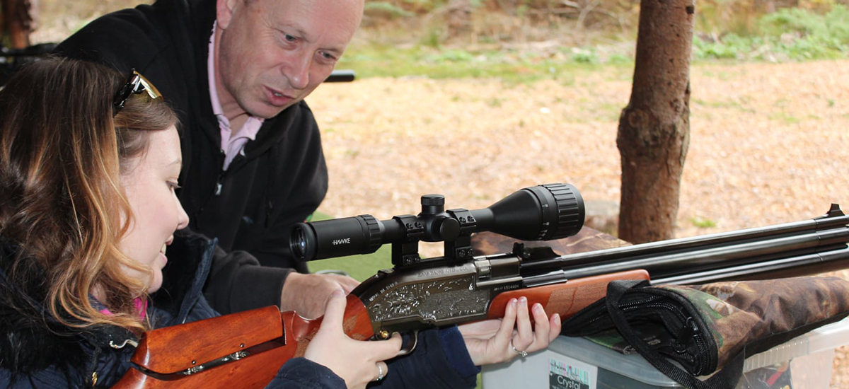 One to One Female Sniper Instruction with Garry Slide Sniper Instruction with Garry