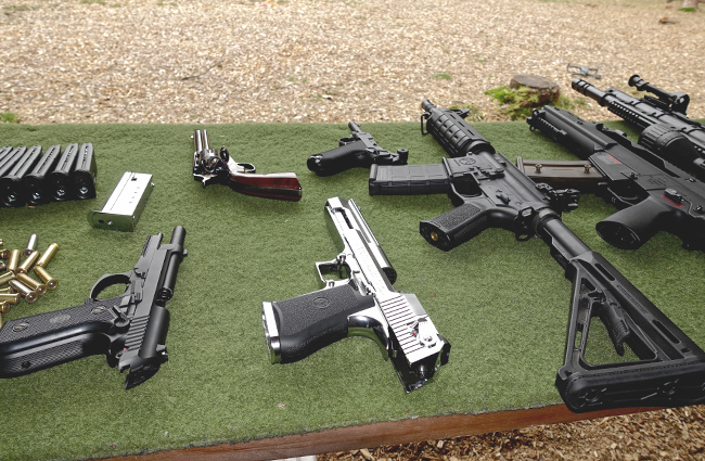 Special Weapons on Table