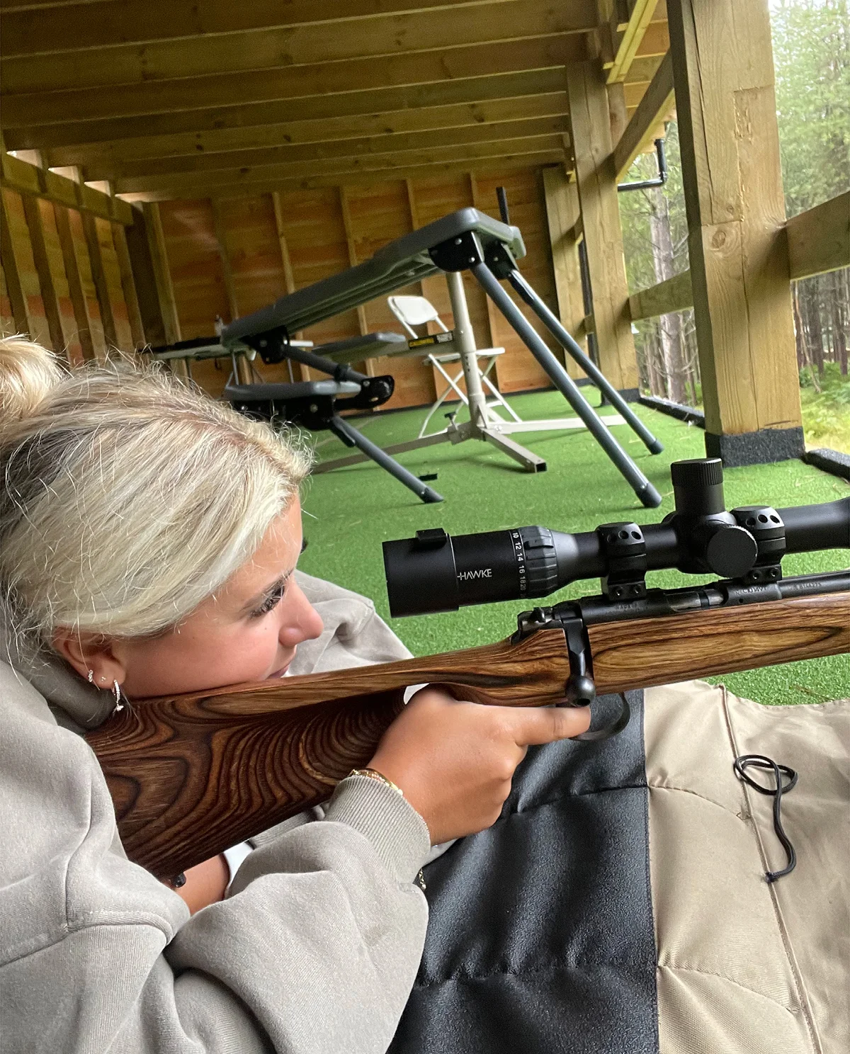 Live Fire - Side View Portrait